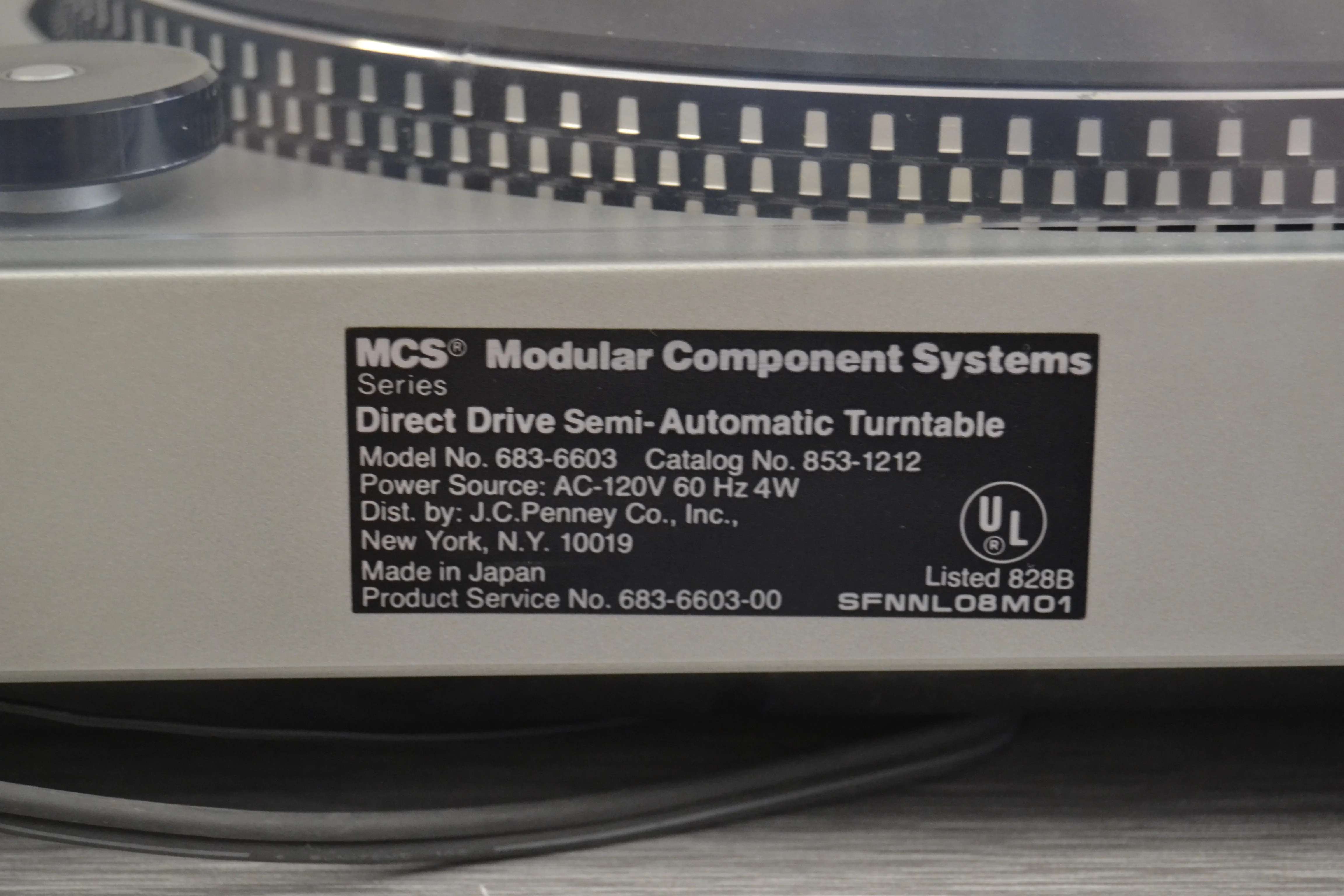 MCS 6603 Direct Drive Turntable * NEW Audio Technica Cartridge - Image 14