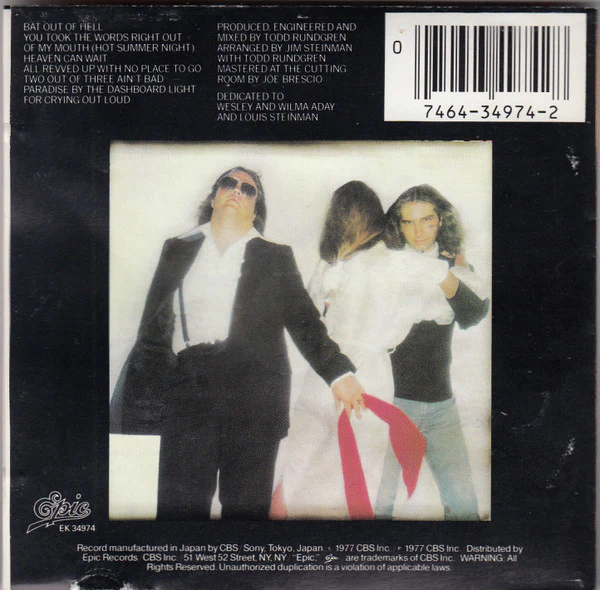 Meat Loaf - Bat Out Of Hell (CD, Album, RE, RM) (Very Good Plus (VG+)) - Image 4
