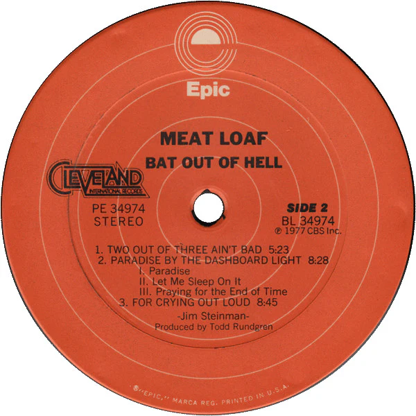 Meat Loaf - Bat Out Of Hell (LP, Album, Ter) (Very Good Plus (VG+)) - Image 4