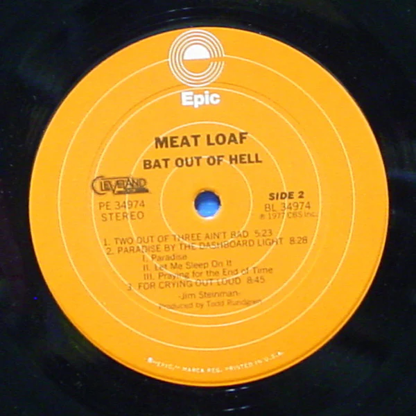 Meat Loaf - Bat Out Of Hell (LP, Album, Ter) (Very Good (VG)) - Image 4