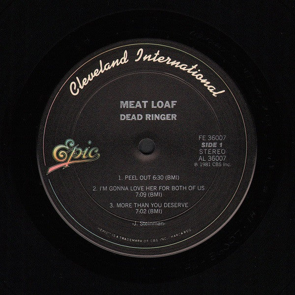 Meat Loaf - Dead Ringer (LP, Album, Ter) (Very Good Plus (VG+)) - Image 3