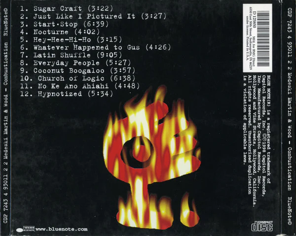 Medeski Martin & Wood - Combustication (CD, Album, Club, Dig) (Very Good Plus (VG+)) - Image 2
