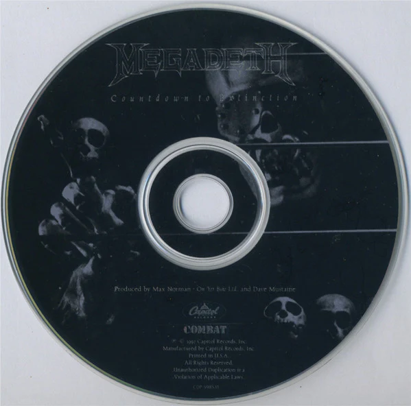 Megadeth - Countdown To Extinction (CD, Album, Club, CRC) (Near Mint (NM or M-)) - Image 4