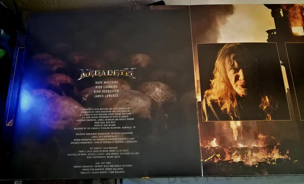 Megadeth - The Sick, The Dying... And The Dead! (LP, Blu + LP, Gre + Album) (Very Good Plus (VG+)) - Image 3