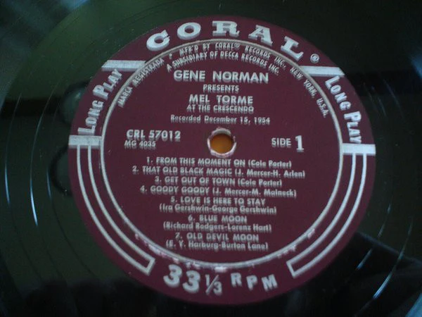 Mel Tormé - Gene Norman Presents Mel Torme At The Crescendo (LP, Album) (Near Mint (NM or M-)) - Image 3