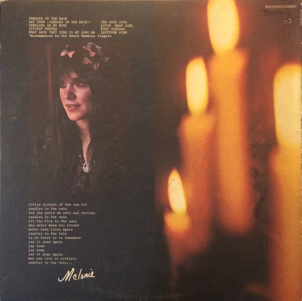 Melanie  - Candles In The Rain (LP, Album, RP, Son) (Very Good Plus (VG+)) - Image 2
