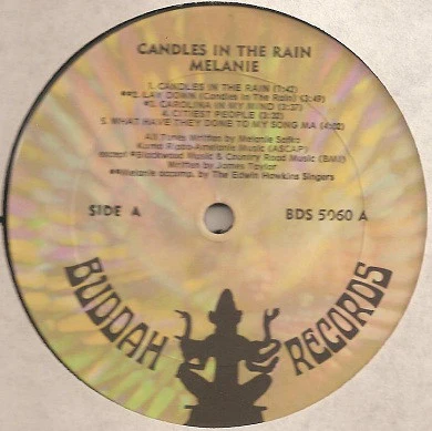 Melanie  - Candles In The Rain (LP, Album, RP, Son) (Very Good Plus (VG+)) - Image 3