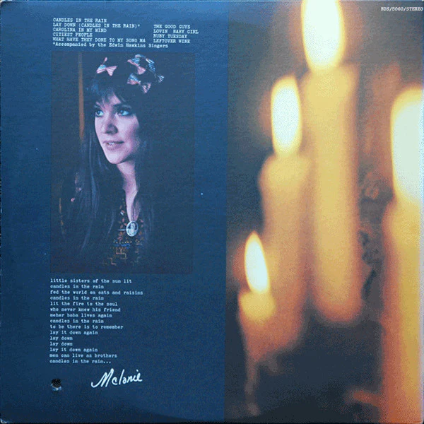 Melanie - Candles In The Rain (LP, Album, RP) (Very Good Plus (VG+)) - Image 2