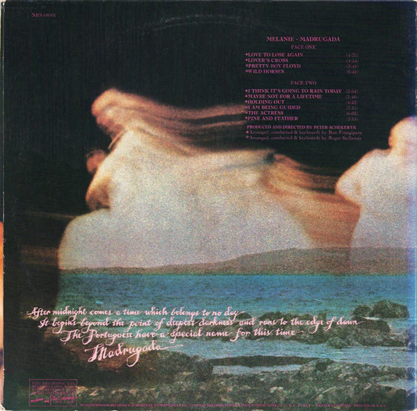 Melanie - Madrugada (LP, Album, Son) (Very Good Plus (VG+)) - Image 4