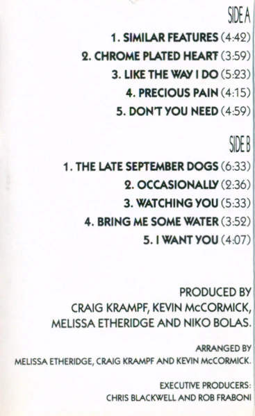 Melissa Etheridge - Melissa Etheridge (Cass, Album, Club, CRC) (Very Good Plus (VG+)) - Image 3