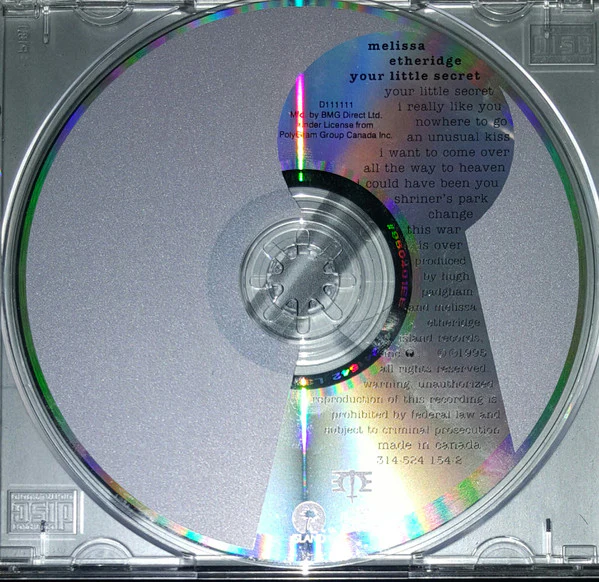 Melissa Etheridge - Your Little Secret (CD, Album, Club) (Near Mint (NM or M-)) - Image 3