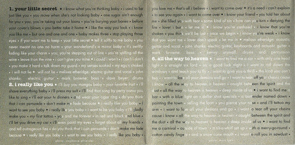 Melissa Etheridge - Your Little Secret (CD, Album, Club) (Near Mint (NM or M-)) - Image 4