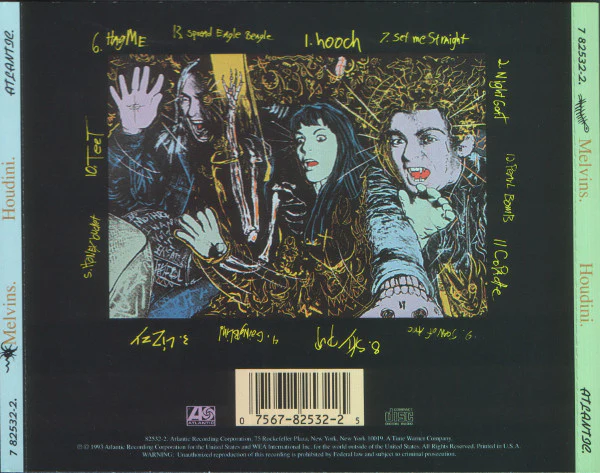 Melvins - Houdini (CD, Album) (Near Mint (NM or M-)) - Image 2