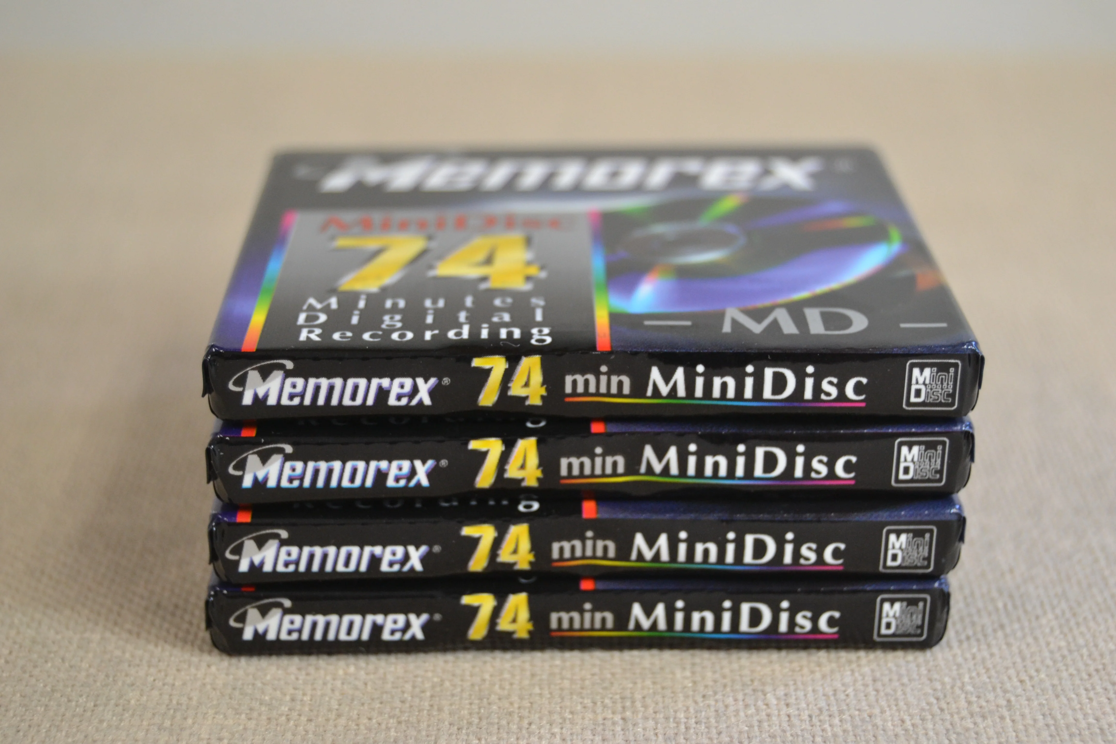 Memorex Minidisc MD 74 * New Old Stock * Set of 4 discs - Image 4