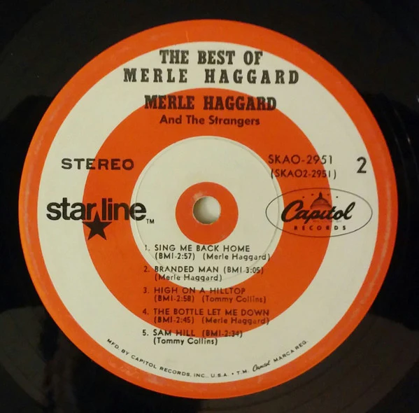 Merle Haggard - The Best Of Merle Haggard (LP, Comp, Scr) (Very Good Plus (VG+)) - Image 4
