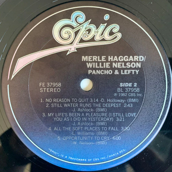 Merle Haggard / Willie Nelson - Poncho & Lefty (LP, Album, Car) (Very Good Plus (VG+)) - Image 4