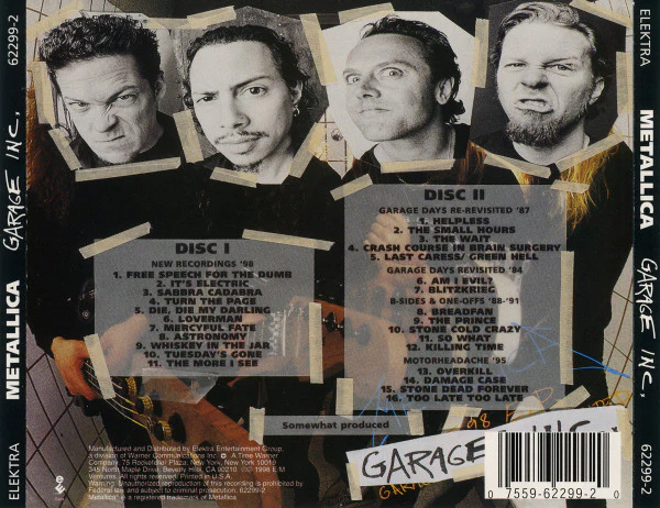Metallica - Garage Inc. (CD, Album + CD, Comp, RM + WEA) (Very Good (VG)) - Image 2
