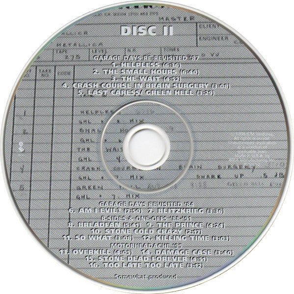 Metallica - Garage Inc. (CD, Album, Edi + CD, Comp, Edi) (Very Good Plus (VG+)) - Image 3