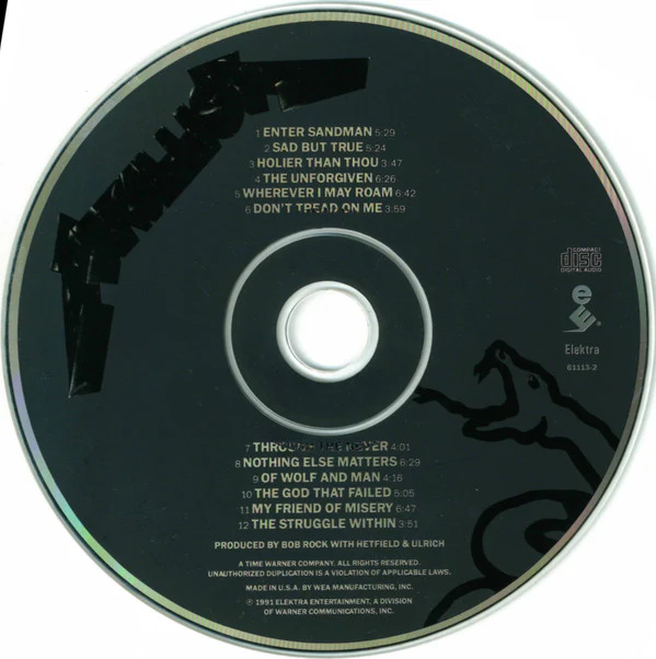 Metallica - Metallica (CD, Album, RP, SRC) (Very Good Plus (VG+)) - Image 4