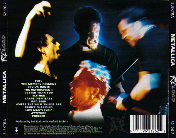 Metallica - Reload (CD, Album, WEA) (Very Good Plus (VG+)) - Image 4