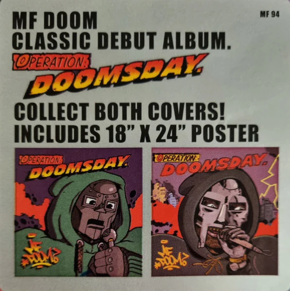 MF Doom - Operation: Doomsday (2xLP, Album, Ltd, RE, Alt) (Near Mint (NM or M-)) - Image 4