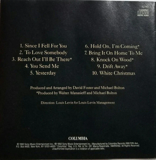Michael Bolton - Timeless (The Classics) (CD, Album) (Near Mint (NM or M-)) - Image 2