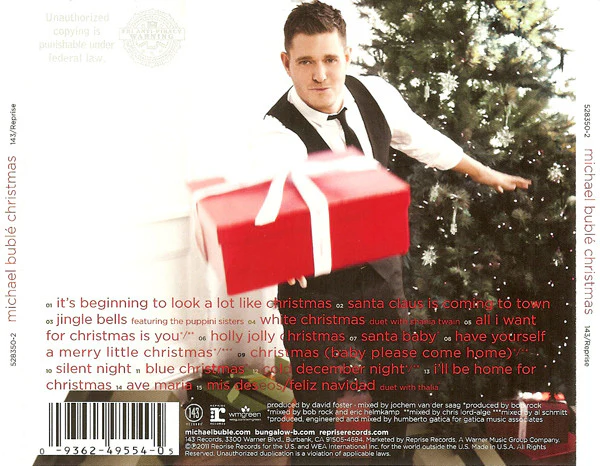 Michael Bublé - Christmas (CD, Album) (Near Mint (NM or M-)) - Image 2
