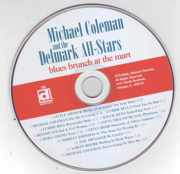 Michael Coleman And The Delmark All-Stars - Blues Brunch At The Mart (CD, Album) (Mint (M)) - Image 2