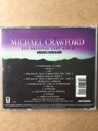 Michael Crawford - E.F.X. (CD, Album) (Near Mint (NM or M-)) - Image 3