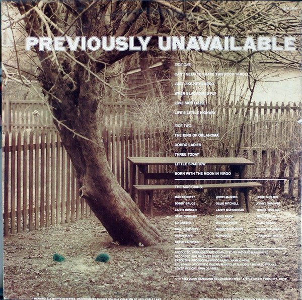 Michael Franks - Previously Unavailable (LP, Album, RE, Gat) (Very Good Plus (VG+)) - Image 4