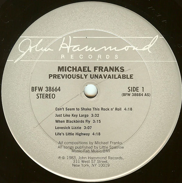 Michael Franks - Previously Unavailable (LP, Album, RE, Gat) (Very Good Plus (VG+)) - Image 5