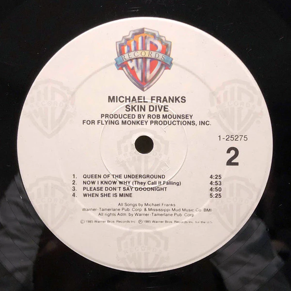 Michael Franks - Skin Dive (LP, Album, Spe) (Near Mint (NM or M-)) - Image 4