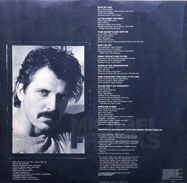 Michael Franks - Skin Dive (LP, Album, Spe) (Near Mint (NM or M-)) - Image 5