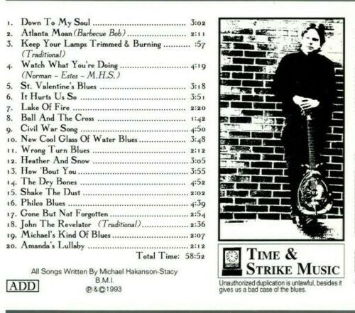 Michael Hakanson-Stacy - Bottle On My Finger... Blues To My Shoes (CD, Album) (Very Good Plus (VG+)) - Image 4