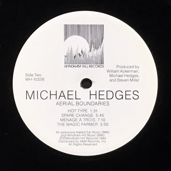 Michael Hedges - Aerial Boundaries (LP, Album, EMW) (Near Mint (NM or M-)) - Image 4