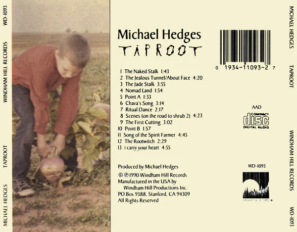 Michael Hedges - Taproot (CD, Album) (Very Good Plus (VG+)) - Image 2