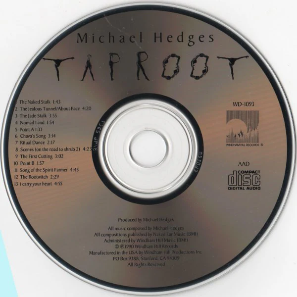 Michael Hedges - Taproot (CD, Album) (Very Good Plus (VG+)) - Image 3