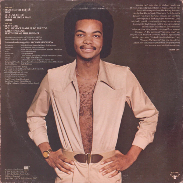 Michael Henderson - Solid (LP, Album) (Very Good (VG)) - Image 2