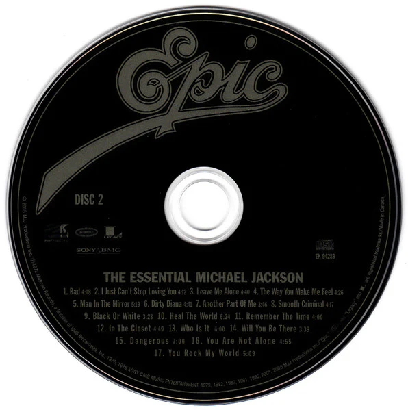 Michael Jackson - The Essential Michael Jackson (2xCD, Comp) (Near Mint (NM or M-)) - Image 4