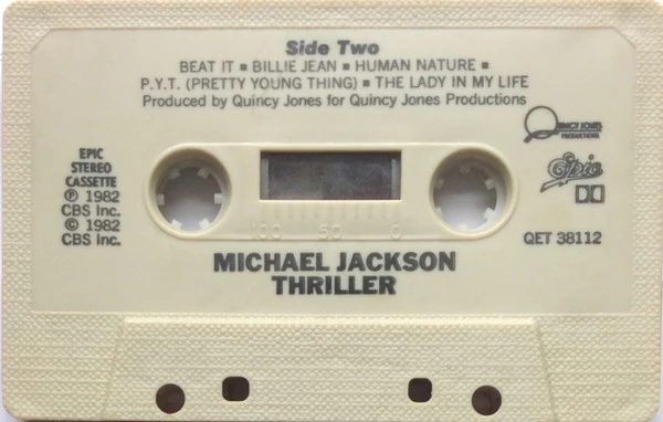 Michael Jackson - Thriller (Cass, Album, RE, Gre) (Very Good Plus (VG+)) - Image 5