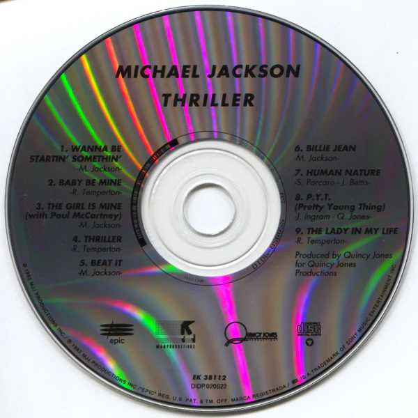 Michael Jackson - Thriller (CD, Album, RP) (Near Mint (NM or M-)) - Image 3