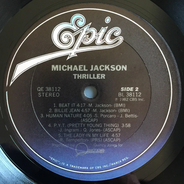 Michael Jackson - Thriller (LP, Album, M/Print, Pit) (Near Mint (NM or M-)) - Image 4