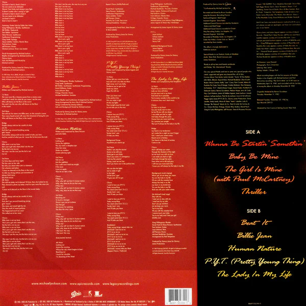 Michael Jackson - Thriller (LP, Album, Pic, RE) (Near Mint (NM or M-)) - Image 4