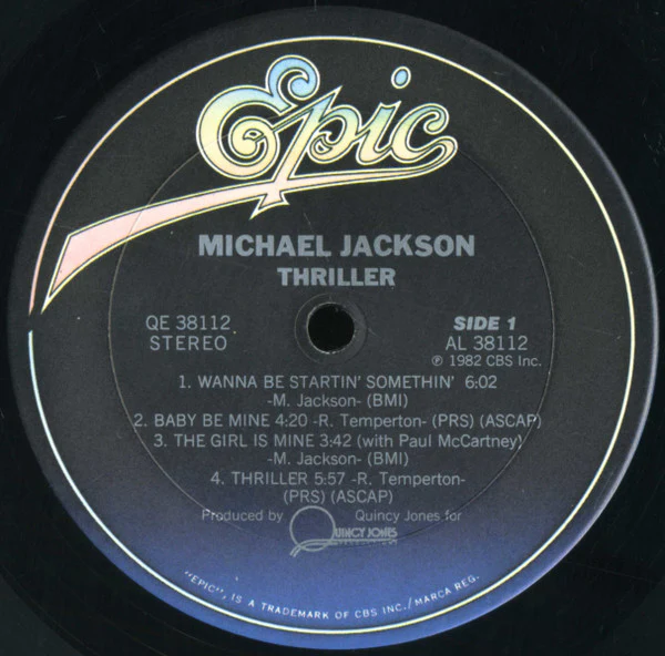 Michael Jackson - Thriller (LP, Album, Wit) (Very Good Plus (VG+)) - Image 5