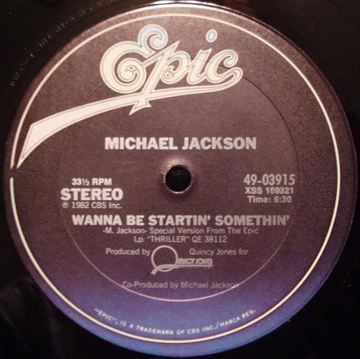 Michael Jackson - Wanna Be Startin' Somethin' (12") (Very Good Plus (VG+))