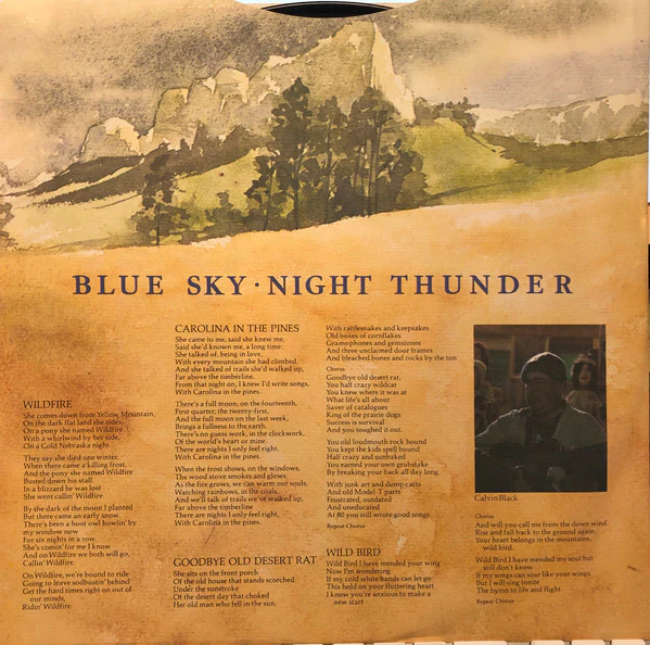 Michael Martin Murphey - Blue Sky · Night Thunder (LP, Album) (Very Good (VG)) - Image 5