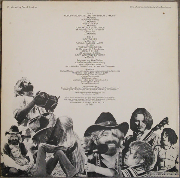 Michael Martin Murphey - Michael Murphey (LP, Album) (Near Mint (NM or M-)) - Image 2