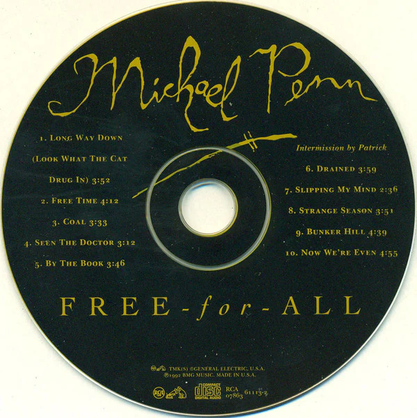 Michael Penn - Free-For-All (CD, Album) (Near Mint (NM or M-)) - Image 4