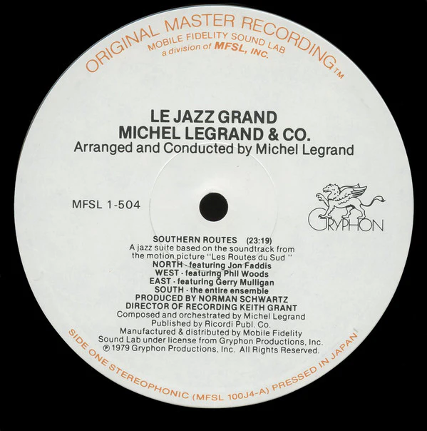 Michel Legrand & Co. - Le Jazz Grand (LP, Album, Ltd, Gat) (Very Good Plus (VG+)) - Image 4