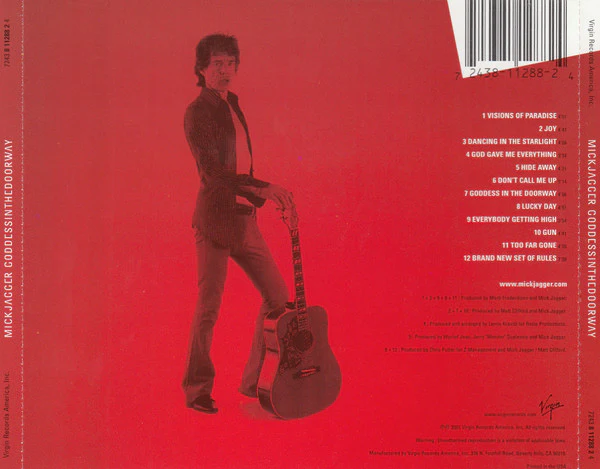 Mick Jagger - Goddessinthedoorway (CD, Album) (Near Mint (NM or M-)) - Image 2